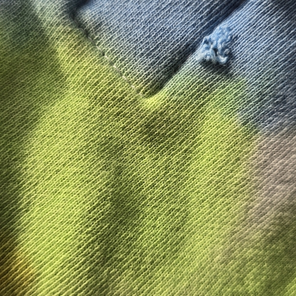 NSF Skittles Tie Dye Lisse Hoodie Women M Made In USA with Drawstrings - Picture 9 of 10